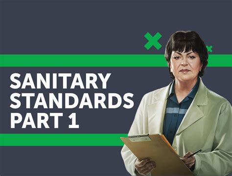 sanitary standards pt 1